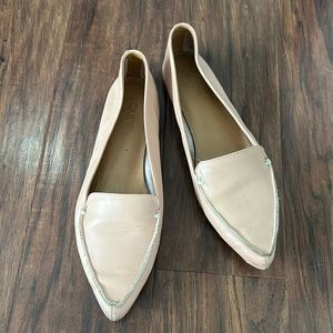 Leather jcrew loafers